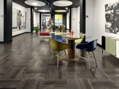 Керамогранит STW760RL Steelwalk Maxy Rust Rett/Lapp 75х75 Ascot Ceramiche
