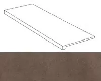 Ступень A1KU Dwell Brown Leather Scalino 75 33х75 Atlas Concorde Italy