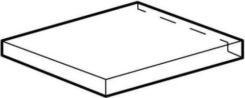 Ступень AN42 Klif White Scalino Ang 37.5x37.5 Atlas Concorde Italy