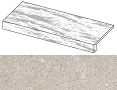 Ступень AAQ6 Kone Silver Elemento L Grip 15x60 Atlas Concorde Italy