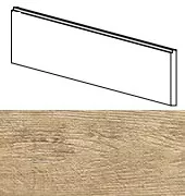Плинтус AT74 Axi Golden Oak Alzata 20x90 Lastra Atlas Concorde Italy