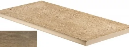 Керамогранит напольный AT0C Etic Quercia Antique Round 30x120 Lastra Atlas Concorde Italy