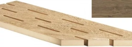 Керамогранит напольный AWAG Etic Noce Hickory Griglia Dx 20x60 Lastra Atlas Concorde Italy