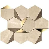 Декор 9EHS Marvel Edge Gold Hex Sable-Brown 25.1x29 Atlas Concorde Italy