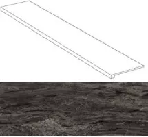Ступень AFCQ Marvel Edge Absolute Brown Scalino Lap. 33x150 Atlas Concorde Italy