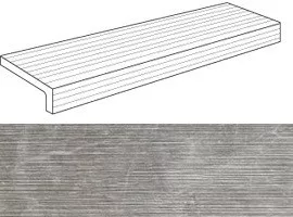 Ступень ADYF Marvel Pro Grey Fleury Elemento L Strutturato 60x15xH4 Atlas Concorde Italy Ступень ADYF Marvel Pro Grey Fleury Elemento L Strutturato 60x15xH4 Atlas Concorde Italy