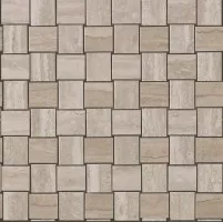 Декор 9MVM Marvel Pro Travertino Silver Net Mosaic 30.5x30.5 Atlas Concorde Italy