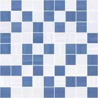 Мозаика Stripes синий-серый 30х30 Ceramica Classic