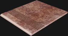 Ступень 33318 Pietra d'Assisi Gradino Semplice Rosso 30x30 Cerdomus
