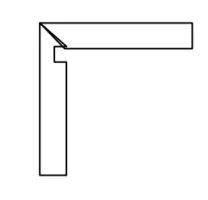 Плинтус Cerdomus Effetto Pietra di Ostuni Battiscala Sx Sabbia 4.8x60 80431