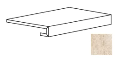 Ступень Cerdomus Element Gradino Costa Retta Beige Safe 33x120 87017