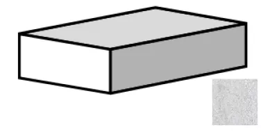 Ступень Cerdomus Element L Angolo Sx Silver Grip 20 mm 33x120 88547