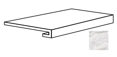 Ступень Cerdomus Jade Gradino Costa Retta Opale Lev 33x120 82096
