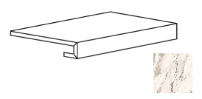 Ступень Cerdomus Omnia Gradino Costa Retta Camouflage Levigato 33x120 89657