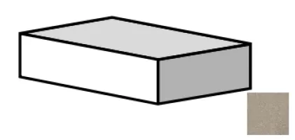 Ступень Cerdomus Pietra del Maniero Elemento L Angolo Dx Sabbia Grip 20 mm 33x100 88538