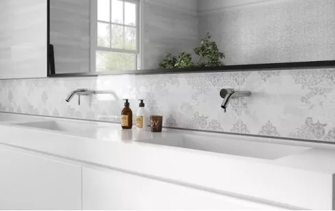 Плитка настенная GSL051D Grey Shades белый 29.8x59.8 Cersanit