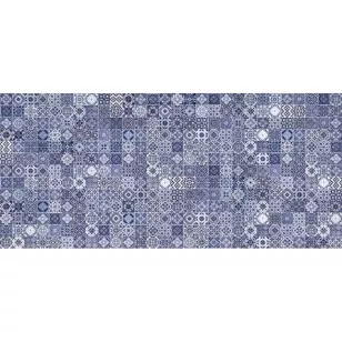 Настенная плитка HAG041D Hammam рельеф голубой 20x44 Cersanit