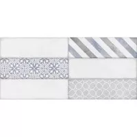 Вставка NB2G452DT Nordic рельеф B многоцветный 20x44 Cersanit