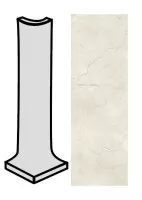 Специальный элемент AE3A0 Anthology Marble Ang.Est.Cove Base Luxury Whit 2x16 Emil Ceramica