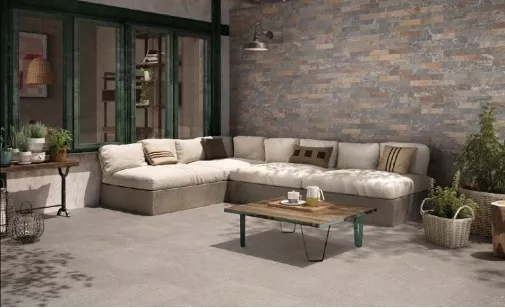 Ступень 6GMH5RS Piase Fiamma Ang.Sx.L Fiammata 20mm 33x90 Emil Ceramica