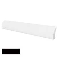 Бордюр 23124 Cottage Pencil Bullnose Black 3x20 Equipe