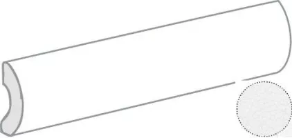 Плинтус 25070 Crackle Pencil Bullnose White 3x15 Equipe Плинтус 25070 Crackle Pencil Bullnose White 3x15 Equipe