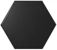 Керамогранит напольный 23114 Scale Hexagon Porcelain Black Matt 11.6x10.1 Equipe Керамогранит напольный 23114 Scale Hexagon Porcelain Black Matt 11.6x10.1 Equipe