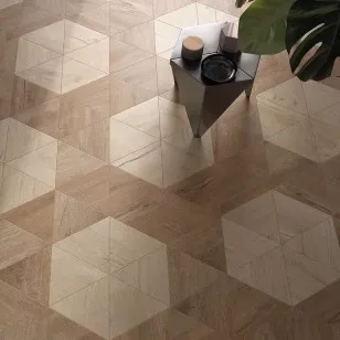 Мозаика PF60001282 Cozy Mos. Triangoli Bark Ret. 34x26 Flaviker