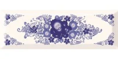 Декор Gracia Ceramica Metro Gzhel 03 10x30 10301001852 Декор Gracia Ceramica Metro Gzhel 03 10x30 10301001852
