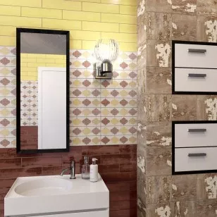 Керамогранит 10400000199 Solera red красный PG 01 7.5х30 Gracia Ceramica