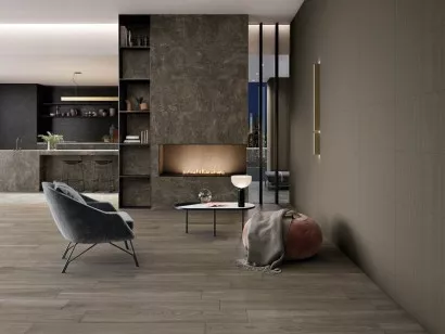 Керамогранит Italon Room Black Stone Pat Ret 60x120 напольный 610015000424