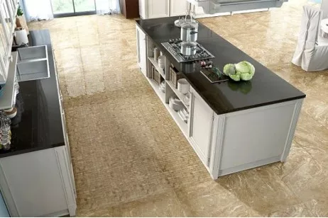 Керамогранит напольный K-935/LR Premium Marble Light Grey lap. 60х60 Kerranova