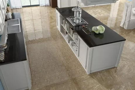 Керамогранит напольный K-935/LR Premium Marble Light Grey lap. 60х60 Kerranova