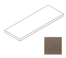 Ступень J02L15S 5th Avenue Ang. Grad. Chocolate Circ. Lapp. Rett. Sx 33x80x3.2 La Fabbrica