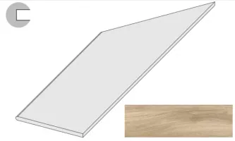 Ступень La Fabbrica Amazon Gradino Bordo 40 Surma Sx 20 mm Rtt 40x120 76167