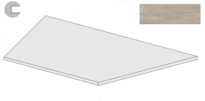 Ступень 76156 Amazon Grad. Bordo 40 Matis Dx 20 Mm R11 40x120 La Fabbrica