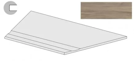 Ступень 76286 Amazon Grad. Bordo Svasato Tuxa Dx 20mm 40x120 La Fabbrica