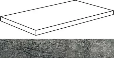 Ступень 85311 Icon Ang.Grad.Charcoal Dx Costa 30.5x60.5x3.2 La Fabbrica