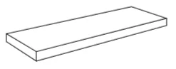 Ступень La Fabbrica Pietra Lavica Gradino Angolo Danae Lapp Rett Sx 33x60 J57L11S