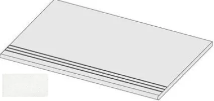 Ступень La Fabbrica Agglomerate Gradone Bordo 40 Pearl 40x80 160401