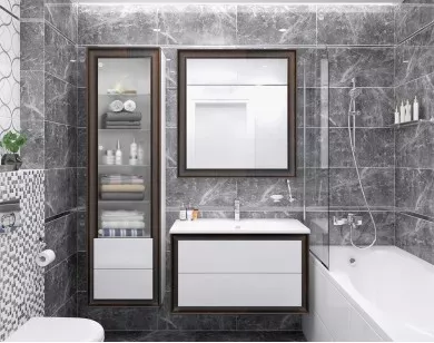 Декор Crystal Resonanse серый 30x60 Laparet
