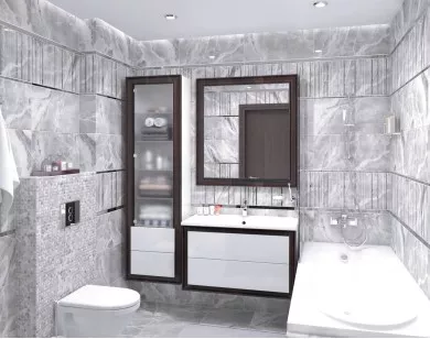 Декор Plazma Nuance белый 30x60 Laparet