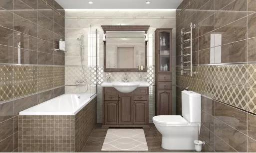 Настенная плитка 60045 Royal чёрный 20x60 Laparet
