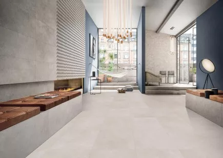 Плитка Laparet Betonhome бежевая 20x50 настенная