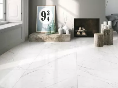 Керамогранит Laparet Calacatta Superb белый 60x60 полированный