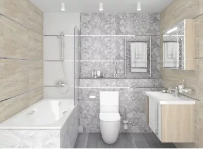 Плитка Laparet Eco белый 25x75 настенная