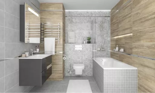 Плитка Laparet Eco белый 25x75 настенная