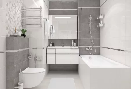 Плитка Laparet Slim бежевый 25x50 настенная 34072