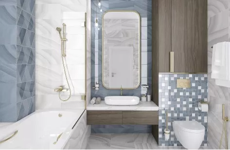 Плитка Laparet Space коричневый 25x50 настенная 34075