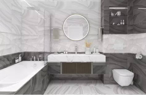Плитка Laparet Space коричневый 25x50 настенная 34075